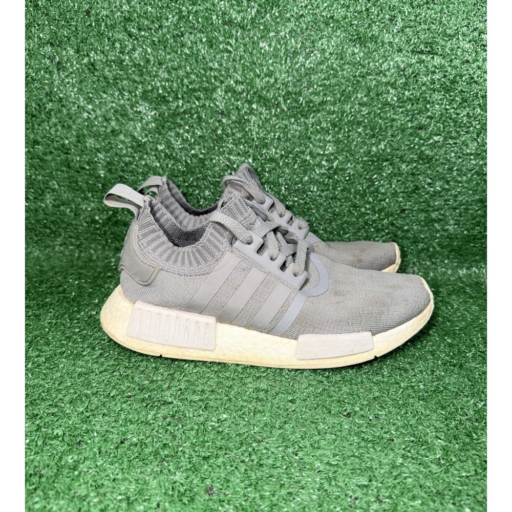 Adidas NMD R1 PK Women Size 6.5‎ Grey Boost Running Shoes Athletic Gym Sneakers